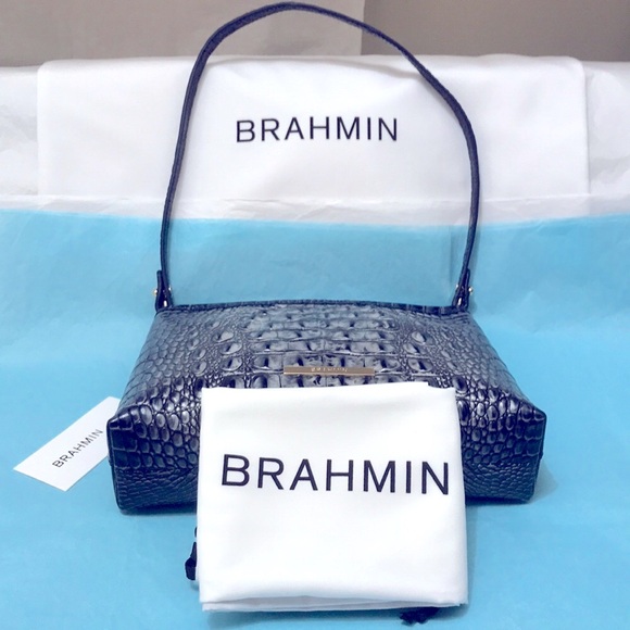 Brahmin Twilight Blue Ombre Melbourne LORELEI Shoulder bag  BNWT - Picture 7 of 9